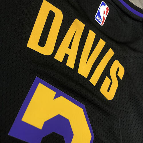 同款湖人队圆领24号詹姆斯23号篮球服黑拉丁男生学生球衣 0号库兹马