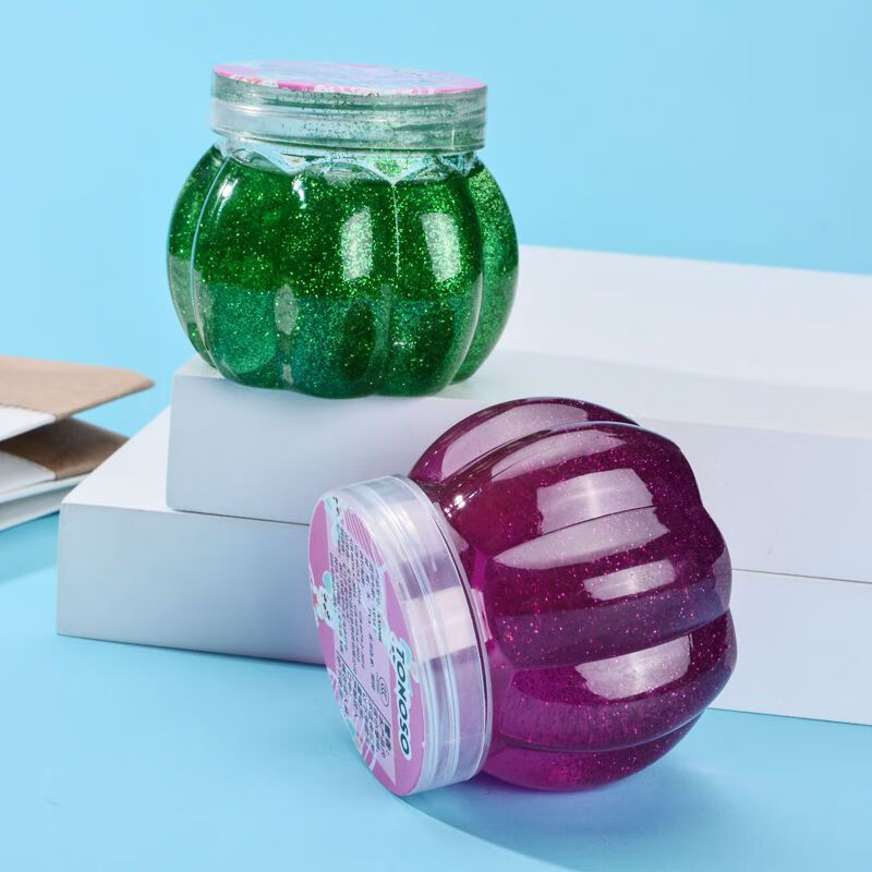 果冻冰山水晶泥透明彩泥手工制作材料儿童玩具批发 珍珠贝壳款水晶泥