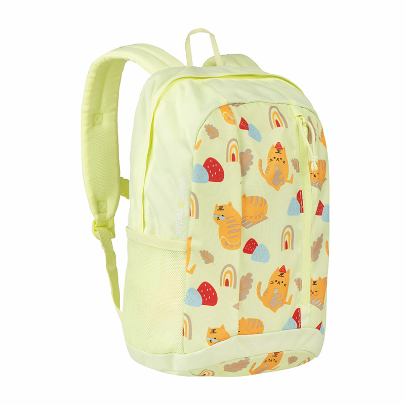 迪卡侬(decathlon)网儿童运动背包轻便登山包双肩包学生书包kidd 柠檬
