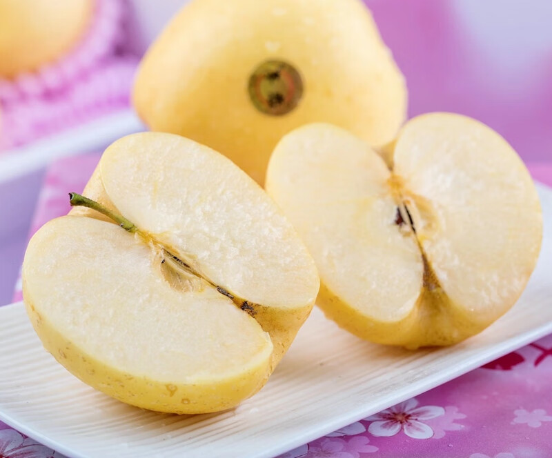 冬恋苹果新鲜黄苹果黄金维纳斯金星当季新鲜现摘现发日本引种现货礼盒