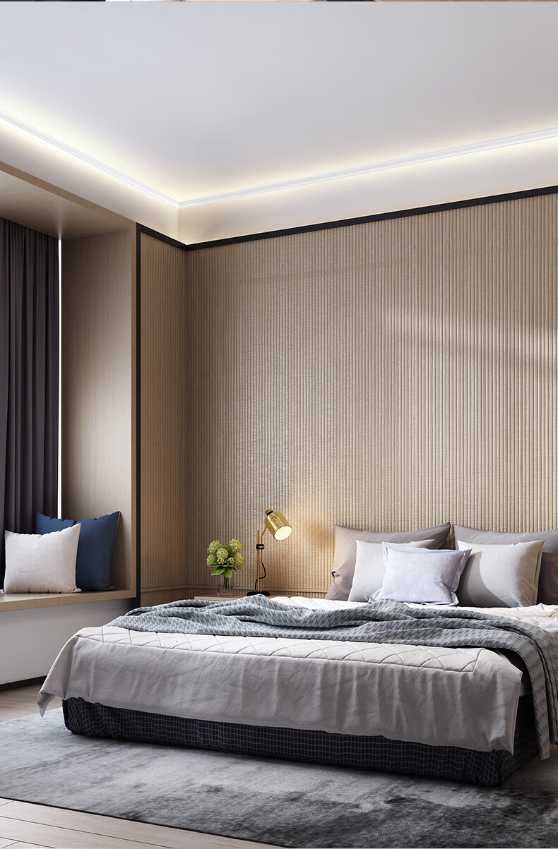 阴角灯石膏线条灯led发光顶角线形嵌入式灯带客厅无主灯明装阴角线型