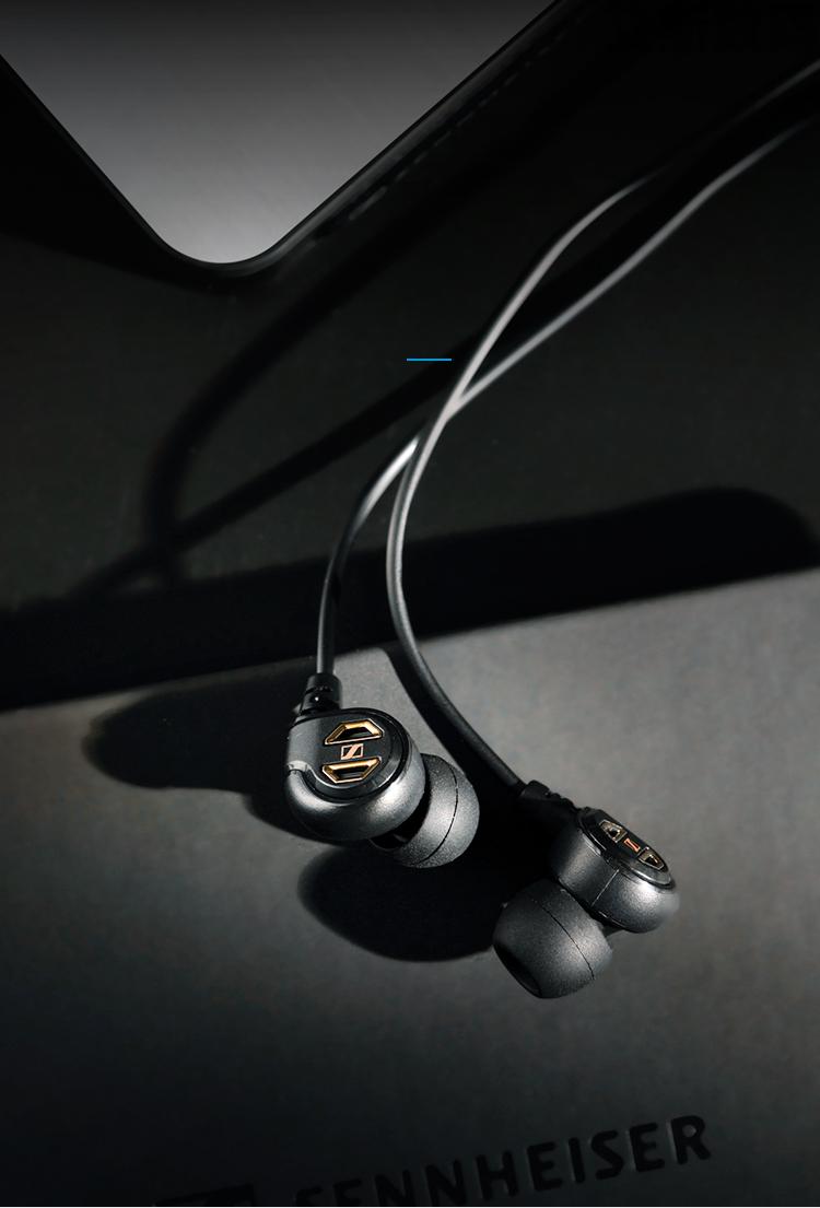 森海塞尔sennheiserie60高保真hifi音乐耳机有线入耳式被动环境噪声