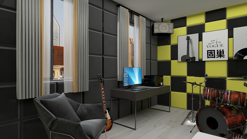 官方旗舰新款燕穆兰隔音棉吸音棉隔音板墙体墙贴录音棚室内门窗卧室