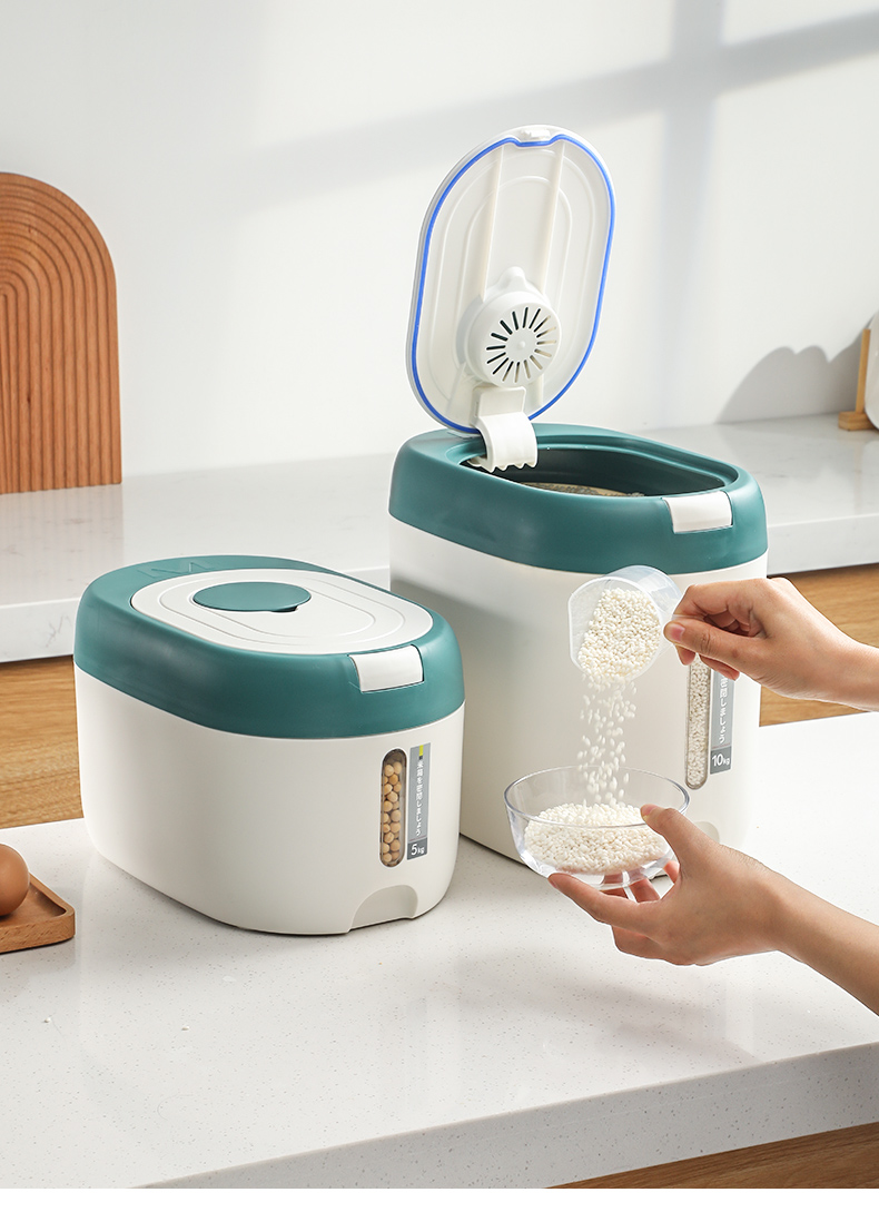 乐扣乐扣米桶防虫防潮密封家用食品级五谷杂粮收纳盒旗舰店装米桶20斤