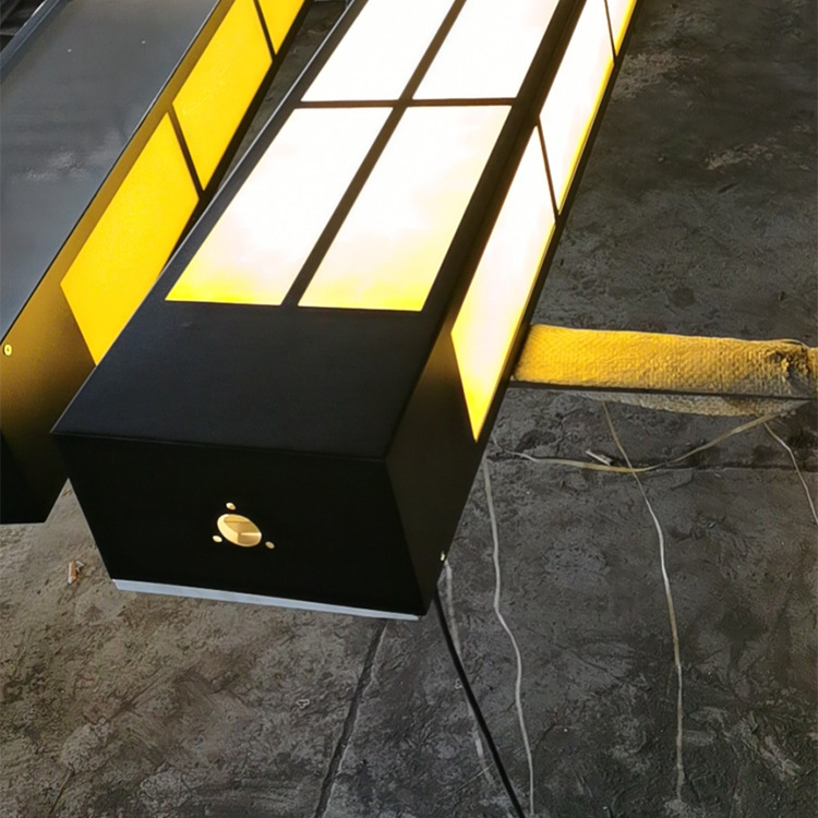 定制仿云石壁灯户外防水太阳能壁灯led简约酒店别墅围墙云石壁灯定制