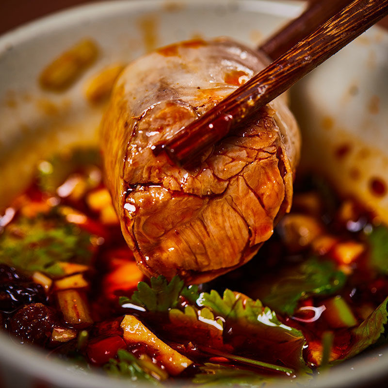 熟羊肠子西北小吃青海羊肠羊杂碎心肝500g加冰袋全国原味500g1袋