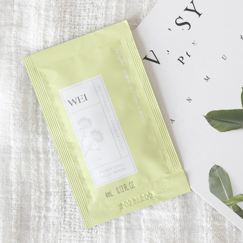 蔚蓝之美wei红景天清洁蜂毒滋养红糖面膜4ml体验装小样沁莲莹润修护