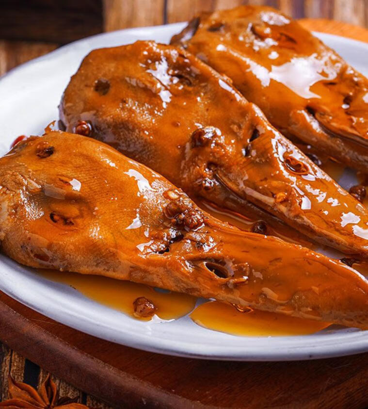 武汉黑鸭鸭头30g卤鸭头麻辣味独立小包鸭头批发2包 30g鸭头10包【图片