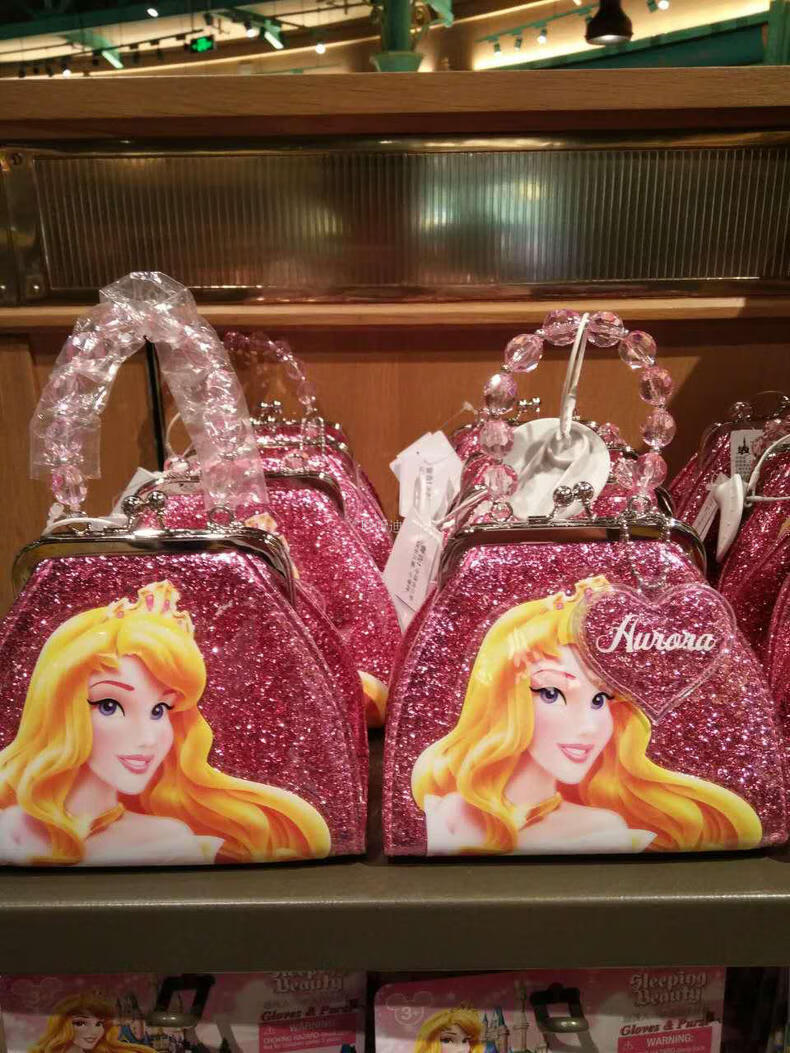 上海迪士尼小女孩包包国内代购冰雪奇缘爱莎公主女童手拎包生日礼物