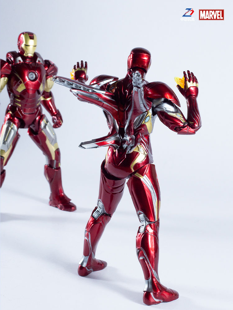 钢铁侠马克50豪华版 中动mk50漫威纳米战甲礼盒装十周年纪念版手办