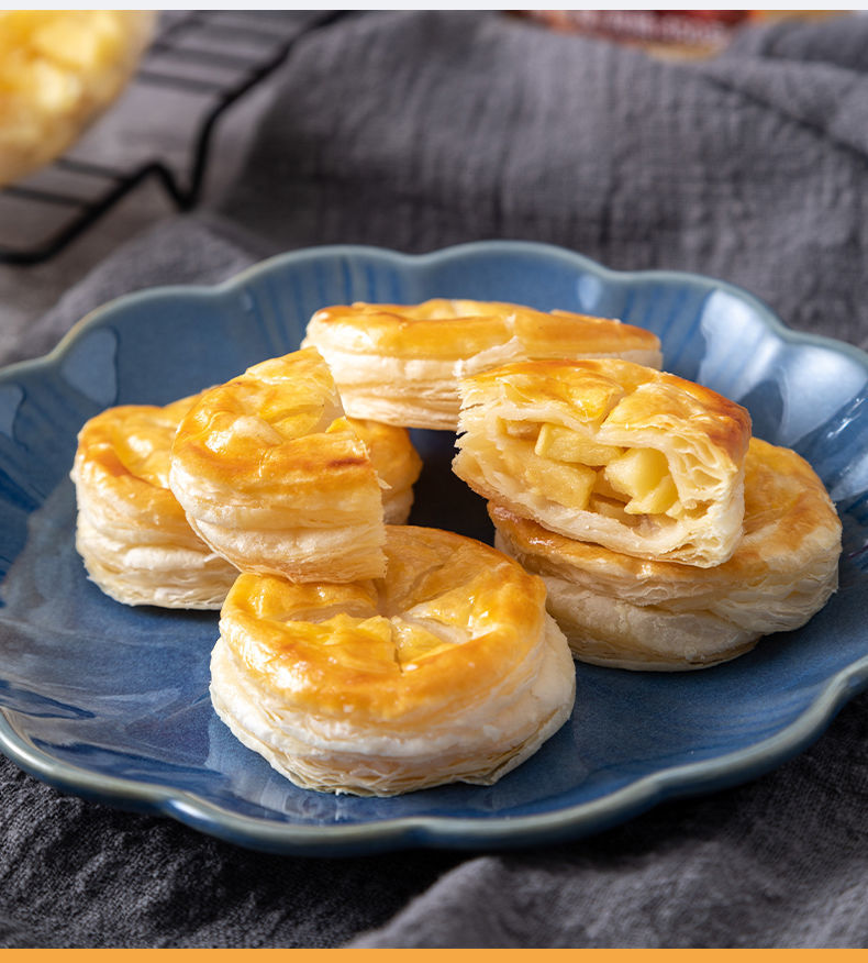 法式酥皮 安特鲁七哥黄油酥皮半成品拿破仑家用烘培原料 黄油酥皮450g