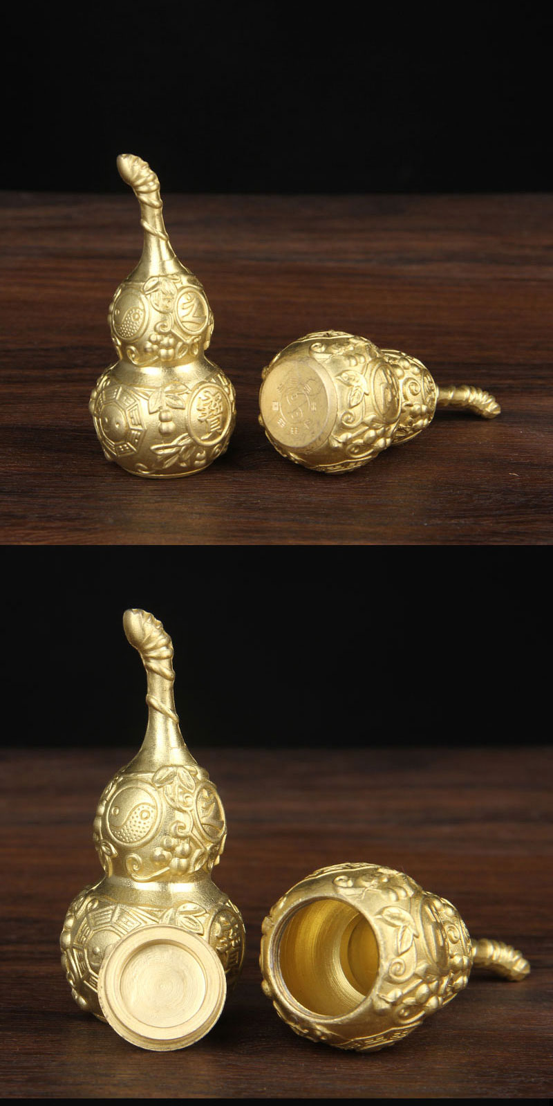 五帝钱铜葫芦挂件 铜钱葫芦挂件 铜葫芦摆件 红六帝升级铜葫芦挂件高8