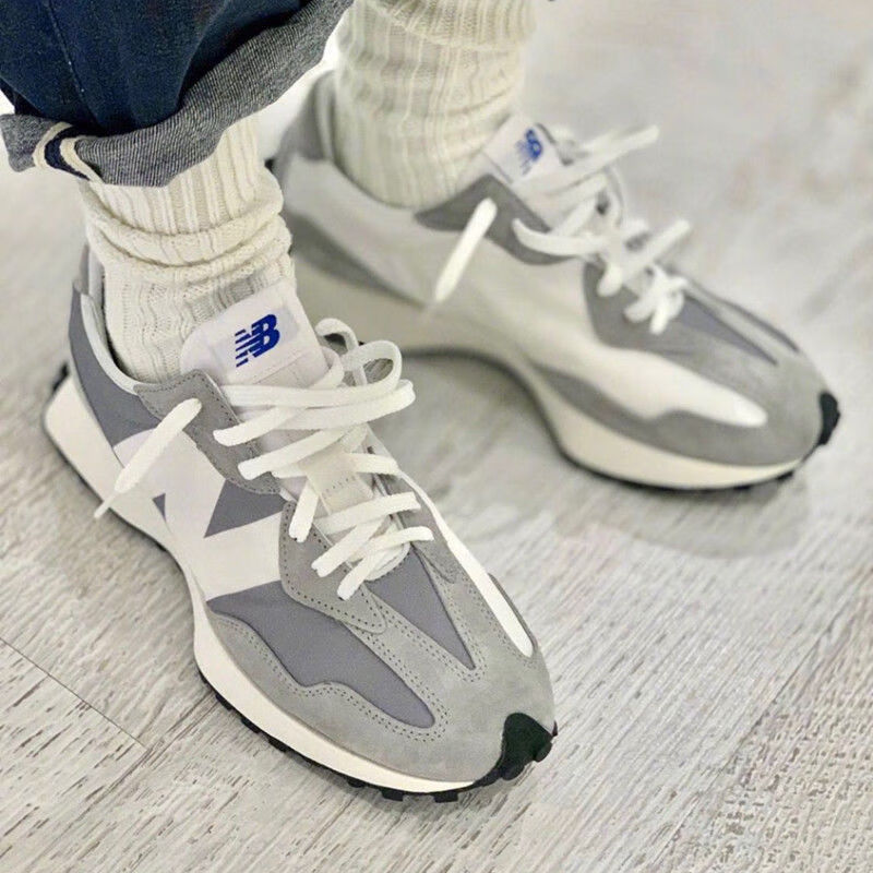 【官方旗舰店】新款百搭尾单nb327张子枫同款5740老爹鞋元祖灰酒红