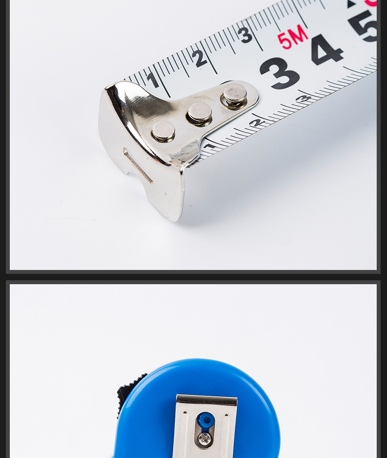 捷科工具卷尺单面刻度35米5米75米钢卷尺防滑耐摔建筑木工测量卷尺5米