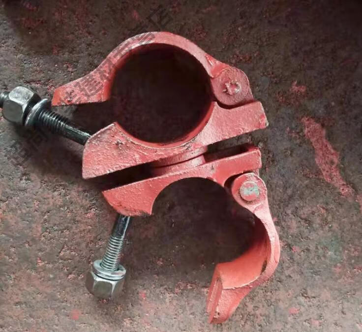 探优者 适用国标建筑工地十字连接转向脚手架钢管卡扣直接接头扣玛钢