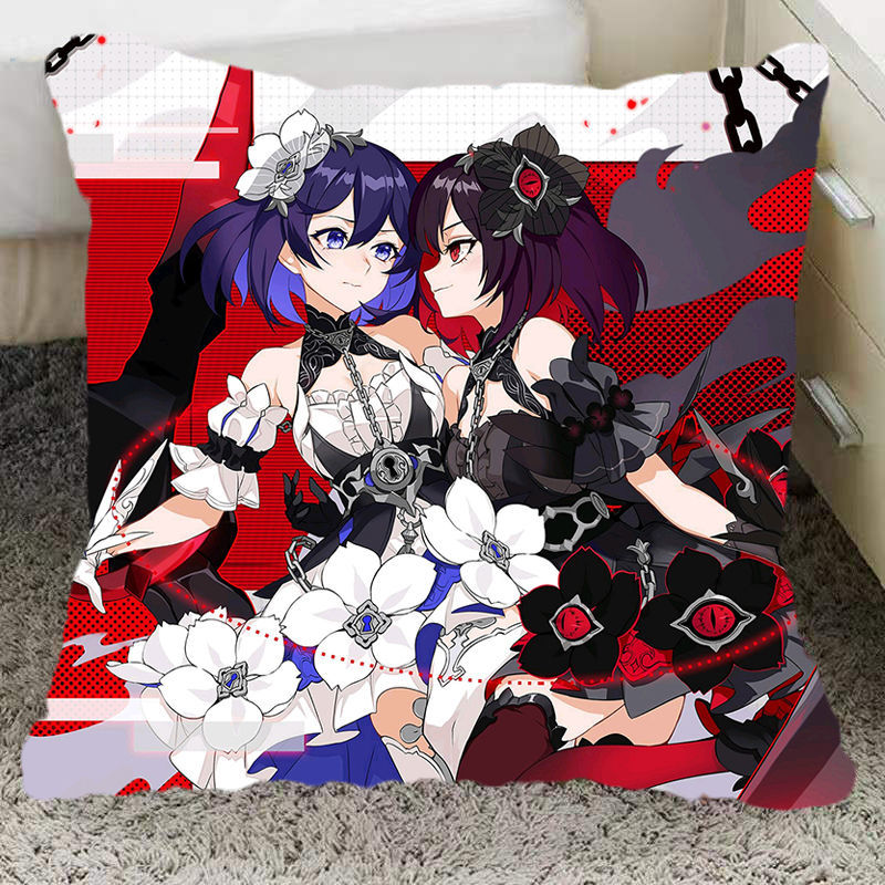 崩坏三抱枕 识之律者符华抱枕崩坏3动漫二次元同款崩坏学园周边枕头云