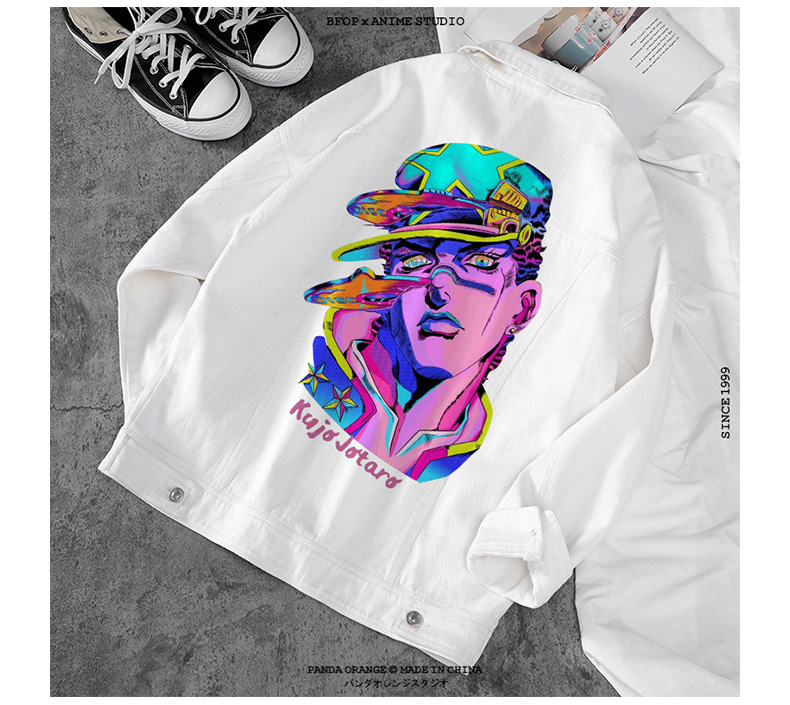 空条承太郎周边外套jojo的奇妙冒险衣服动漫外套石之海空条夹克牛仔衣
