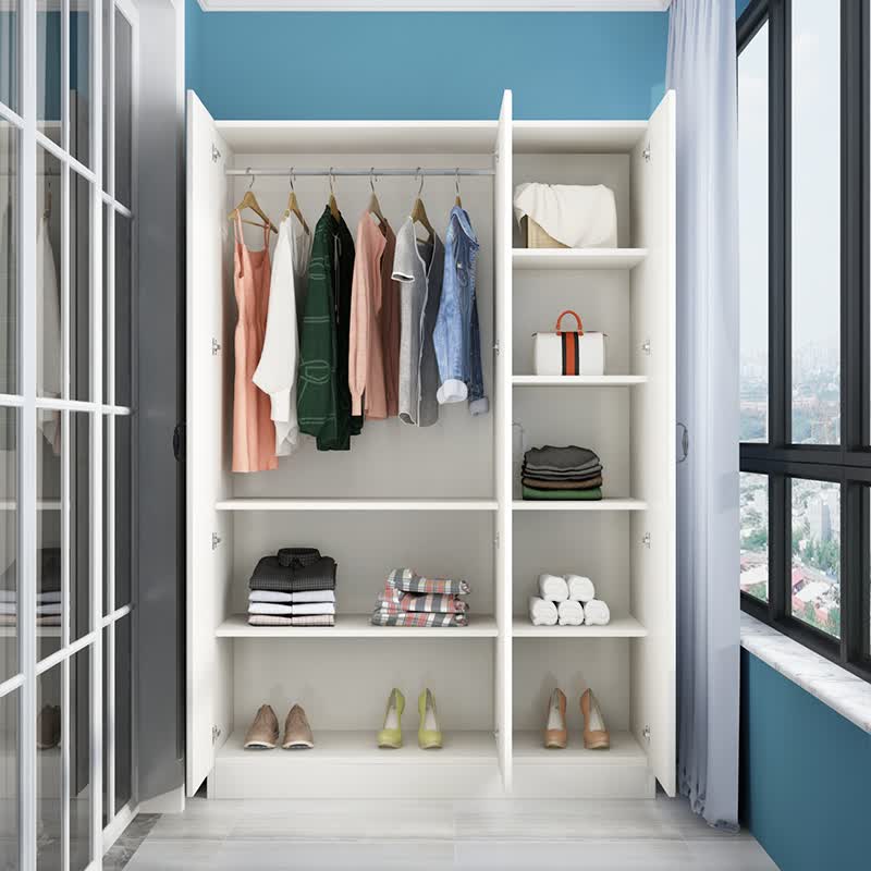 大容量放被子的柜子衣柜阳台柜大容量储物柜简约衣柜鞋柜定做经济型