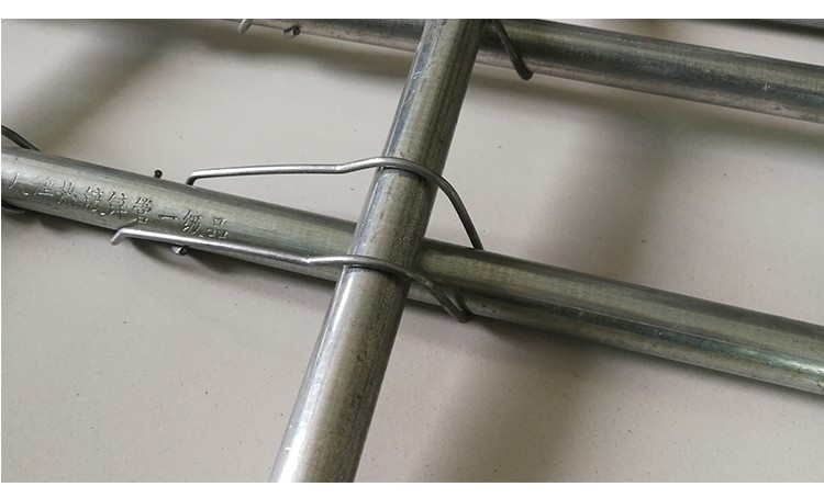 大棚骨架大棚配件园艺大棚骨架配件压顶簧卡子钢丝夹钢管卡扣热镀锌顶
