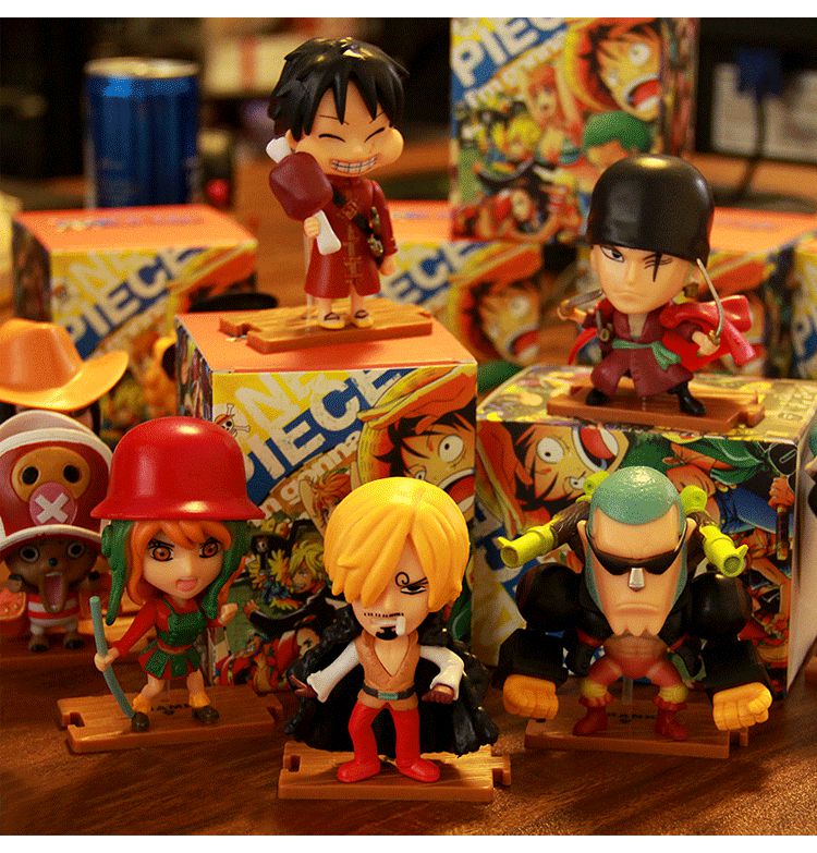 海贼王盲盒路飞索隆公仔模型男生情人节生日礼物品休闲系列盲盒1个