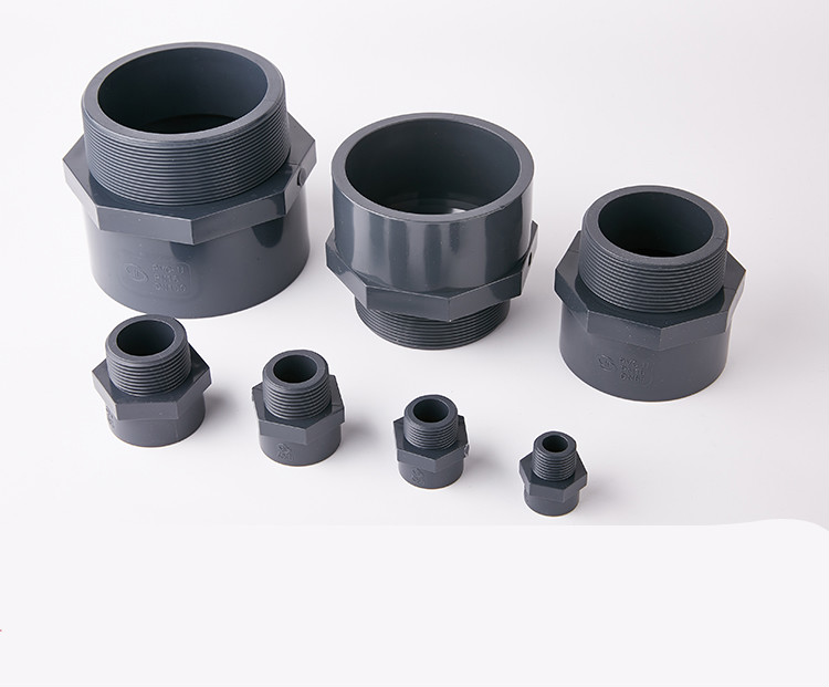 pvc外牙直接 upvc外丝直接 外螺纹接头 pvc外丝直通 工业化工给水定制