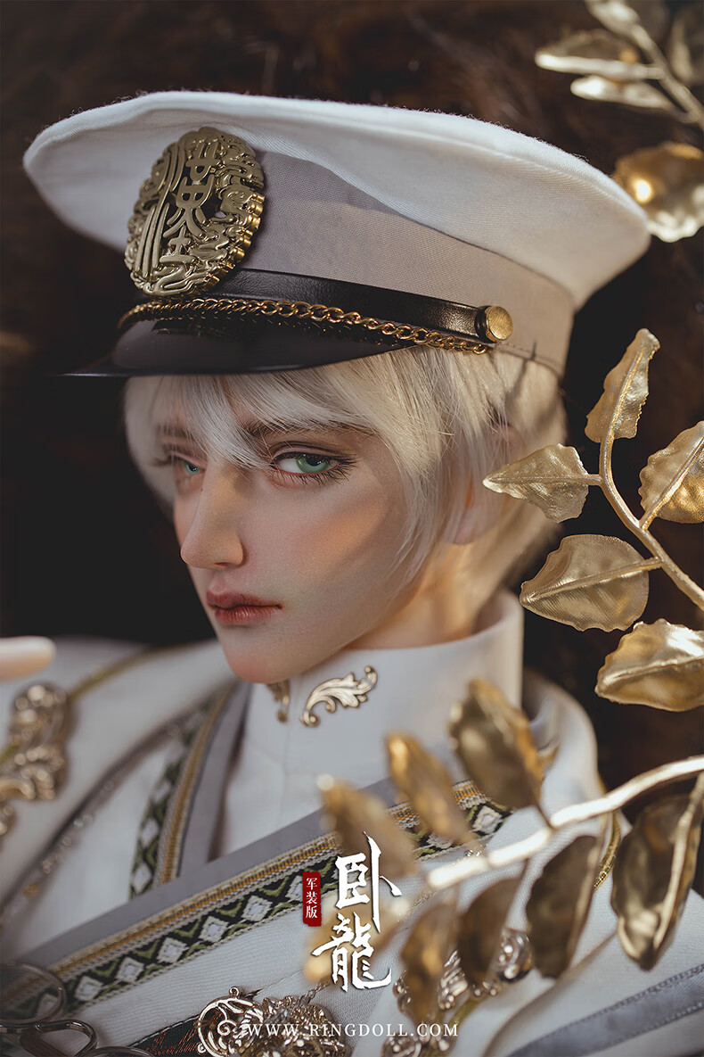 现货 ringdoll戒之人形 卧龙军装诛魔令系列 限定bjd娃娃sd叔体男 白