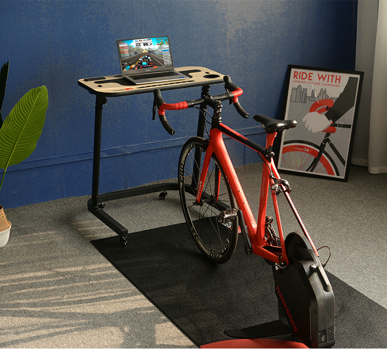 【京选】骑行台thinkrider智骑自行车室内摇车板训练电脑桌训练山地