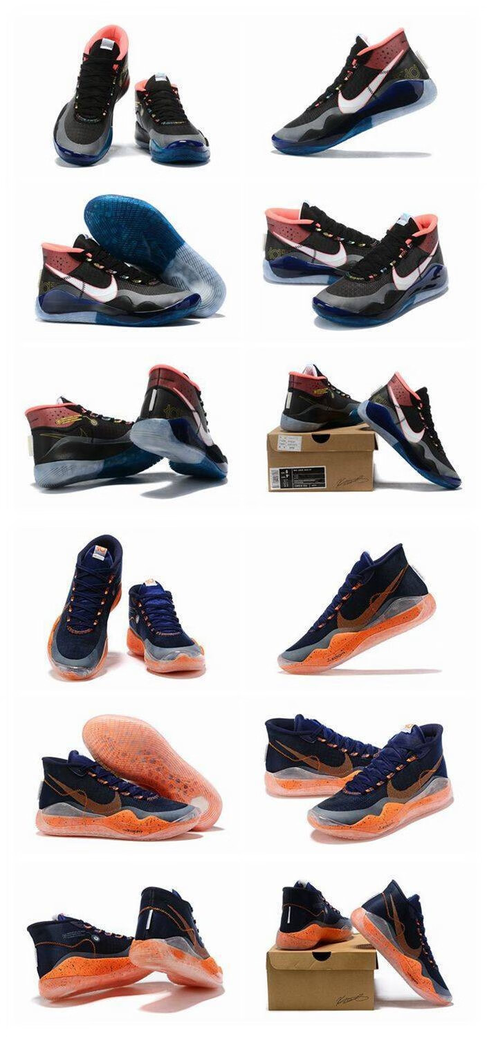 杜兰特12代篮球鞋kd13运动鞋双气垫耐磨防滑水泥地实战篮球鞋 天使()