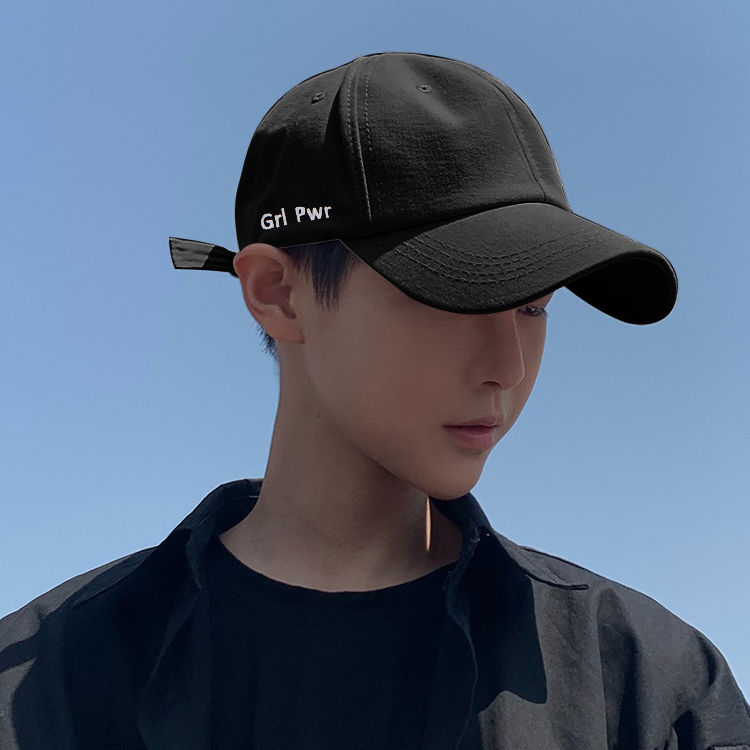 芷米帽子男棒球帽鸭舌帽韩版ins潮牌潮流男士春秋新款男生遮阳夏季wy