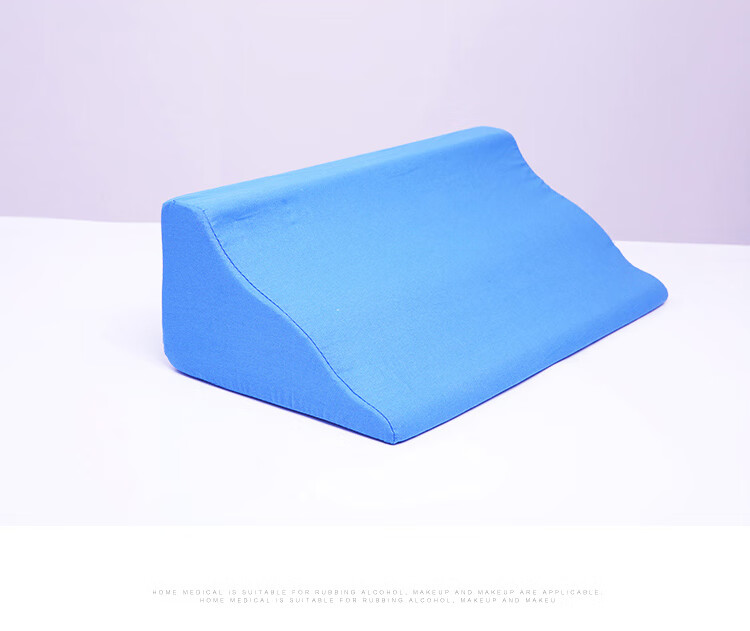 用品瘫痪卧床病人防褥疮三角枕头靠背全棉棉布外套r形翻身垫长50cm