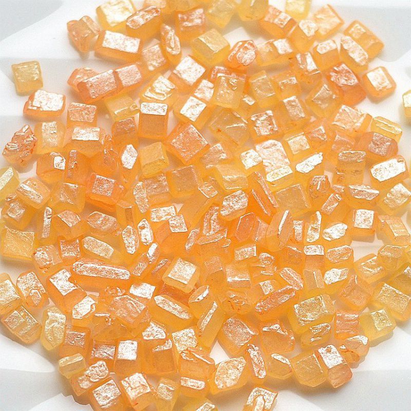 蛋糕装饰珠光彩砂糖可食用糖散装 圣诞彩色装饰糖蛋糕装饰糖粒 宝石蓝