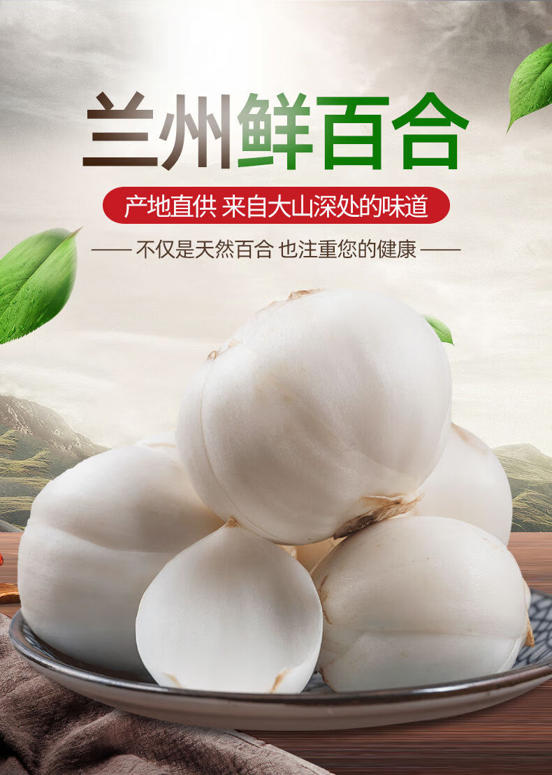新品兰州鲜百合新鲜百合兰州甜百合食用兰州百合甘肃特产兰州鲜百合8
