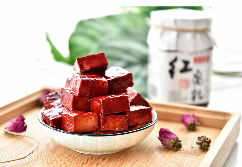 老恒和 红腐乳285g*4瓶 红方豆腐卤豆腐乳玫瑰豆腐乳臭豆腐乳辣【图片