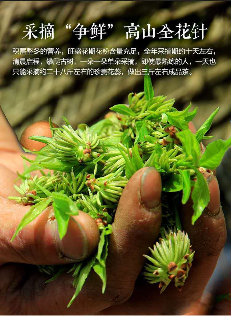 杜仲雄花茶张家界正宗古树花蕊花粉多杜仲雄花养生茶纯