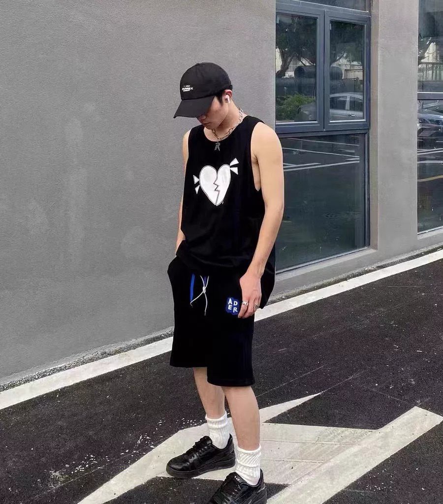 ader官方旗舰短裤男女同款潮牌2022高街宽松舒 白色 a2【图片 价格