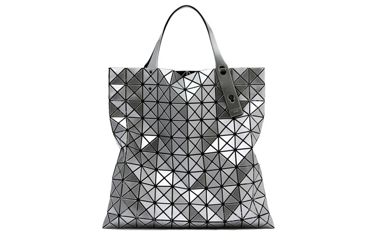 issey miyake 三宅一生 prism系列女士大号十格菱格单肩斜跨手提包