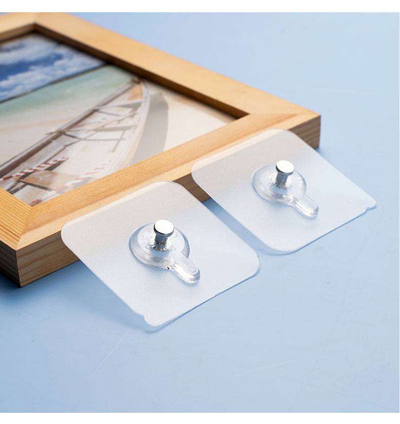 墙钉勾钉子相框免打孔专用挂钉 加厚款8个装(小号钉头8mm)(hot)【图片