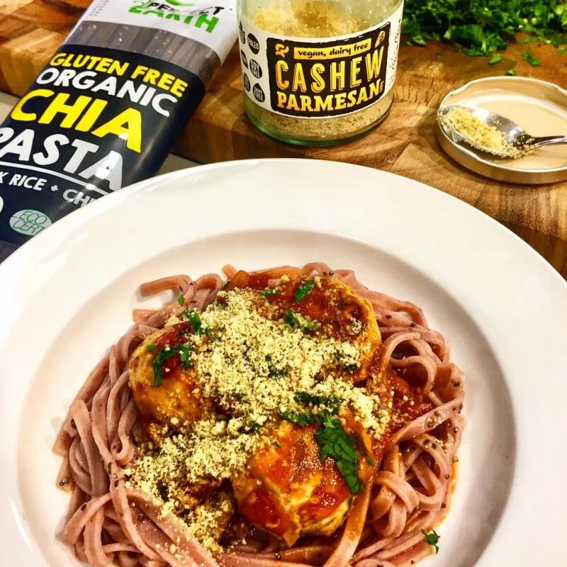 earth 泰国原装进口意面奇亚籽意粉 素食粗粮无麸质米粉 black rice