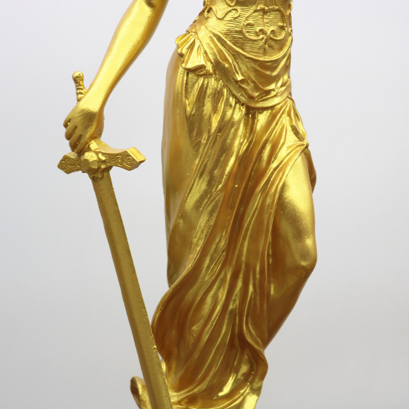 忒弥斯的天平 古希腊神话摆件正义天平女神忒弥斯雕塑像法院律师事务