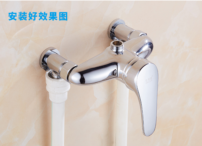 简约美观铜暗改明配件移位器花洒暗装转明装淋浴水龙头转换接头 明装