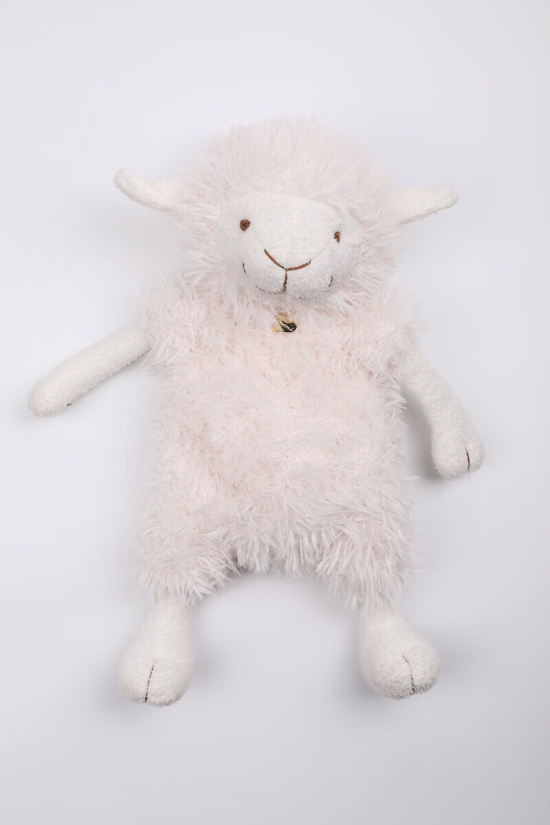 日本工艺ss精选品牌轻奢小众款日本软绵绵可爱小羊公仔暖水袋(含水袋)