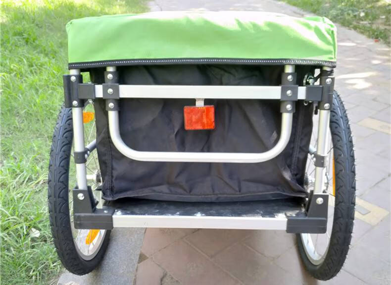 后挂 自行车拖车拉货载物行李货车单车后挂车 自行车拖车挂车旅行拖车