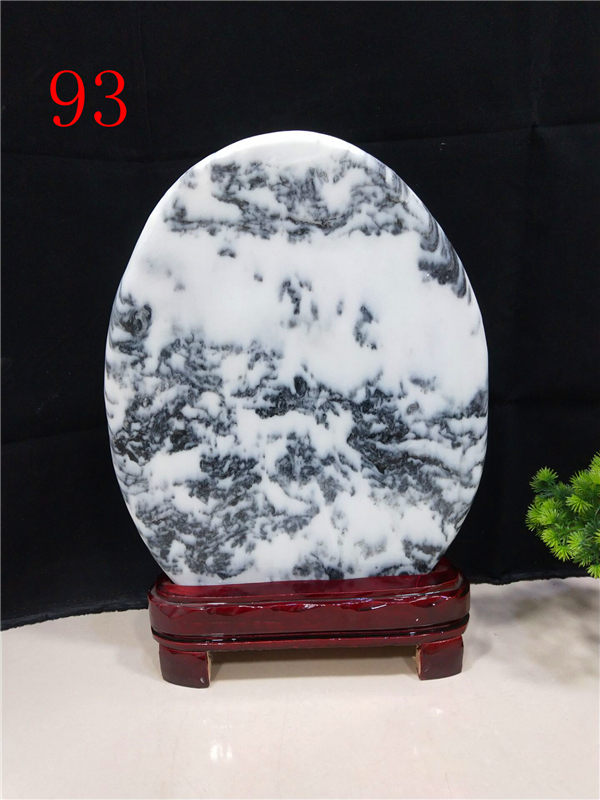 天然云南山水国画石原石观赏石石头收藏家居布景礼品摆件卡汐沐 浅