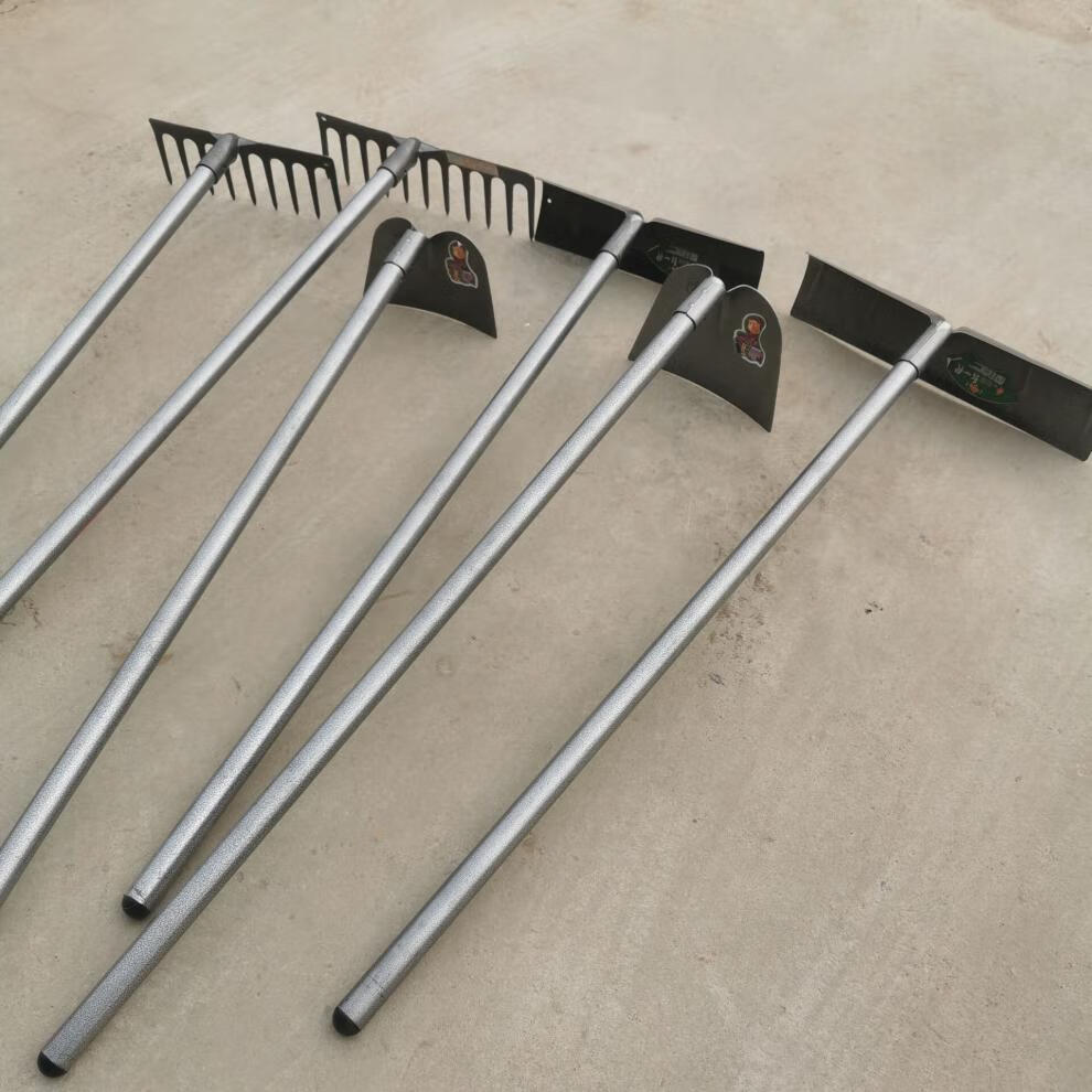 全钢刮锄建筑水泥耙工地平灰拌沙混凝土耙子刮板灰扒子刮粪晒粮食 网