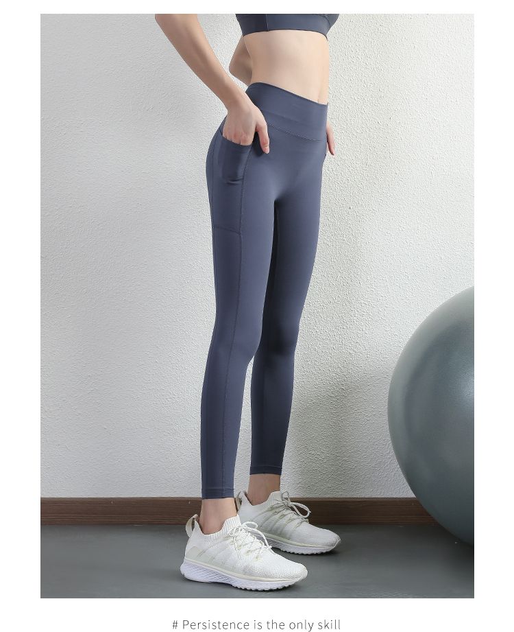 新品健美裤女紧身裤健身裤女弹力紧身运动裤高腰提臀外穿速干跑步训练