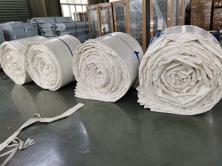 户外汽车棚布膜结构停车棚钢架梁张拉膜布推拉蓬布遮阳蓬雨棚订制 2.