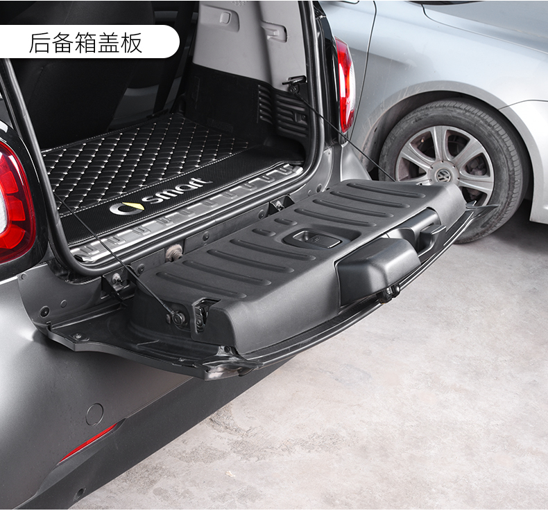 门储物盖置物盖板斯玛特smart改装 453/2门后备箱垫专用盖板1套【图片