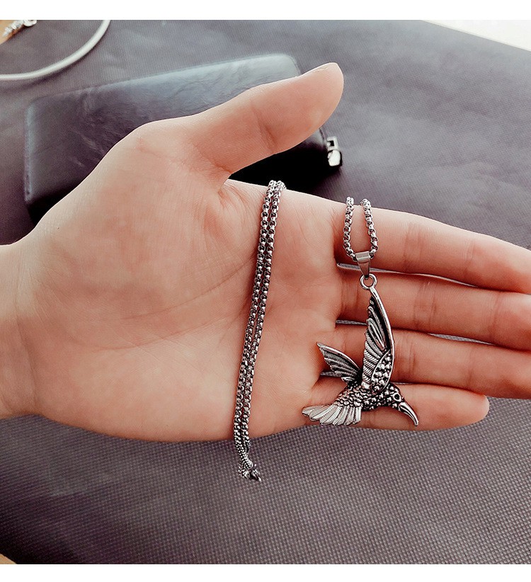 夏季个性男孩青少年项链吊坠男生日韩简单款复古潮人韩版潮流新款 xl