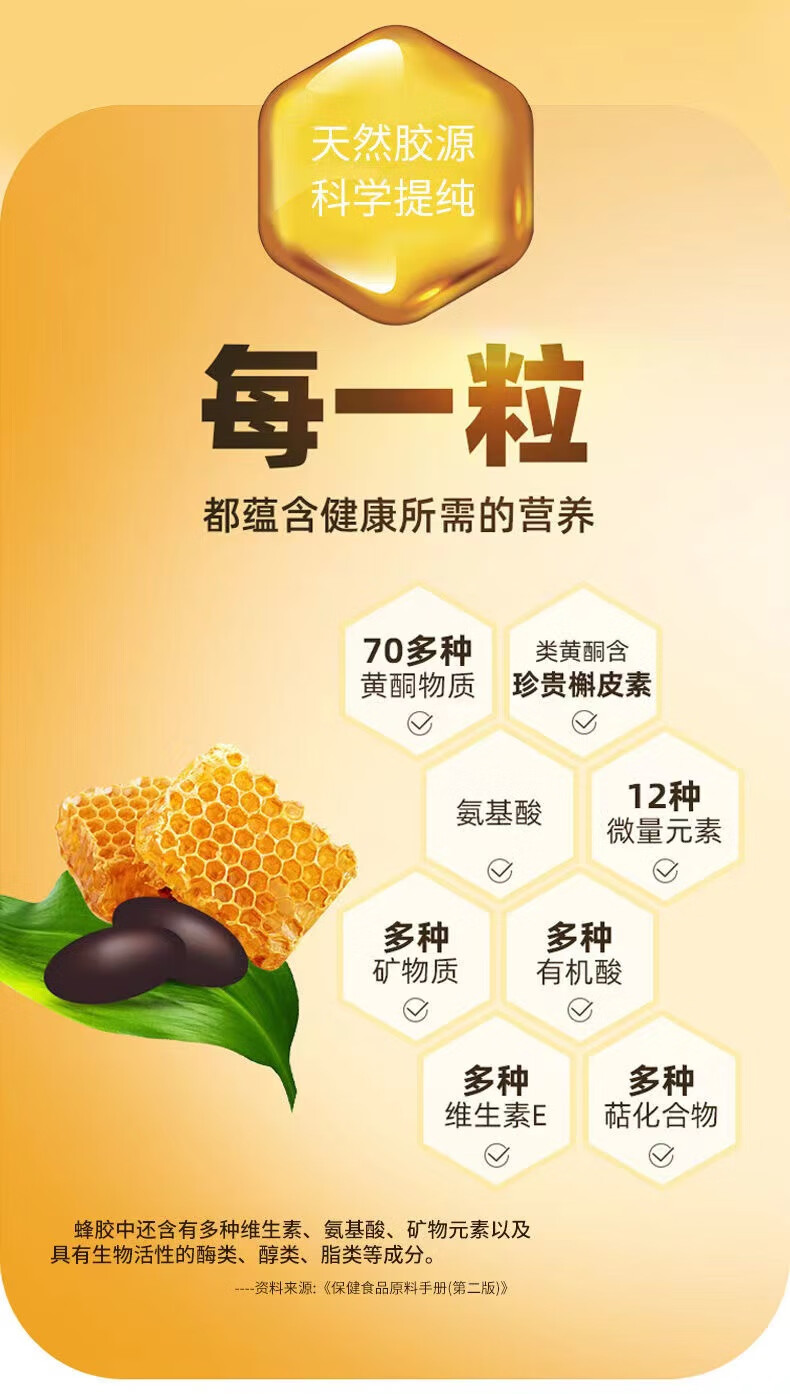 蜂胶胶囊主要功效是什么(蜂胶胶囊的功效与作用有哪些)