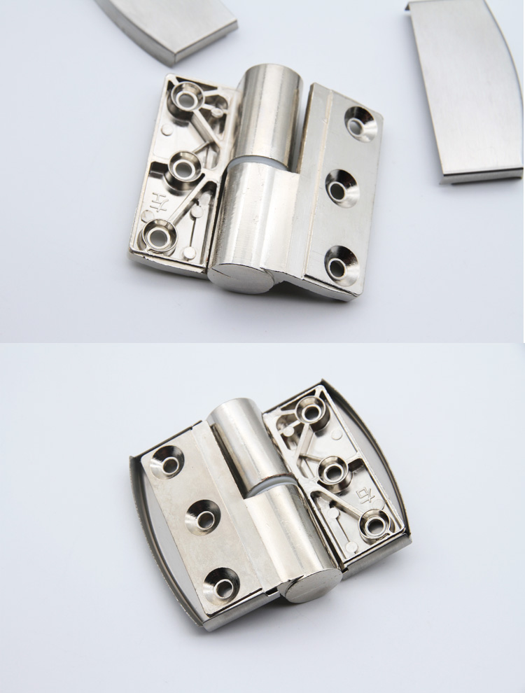 厕所隔断门合页卫生间隔断配件304加厚不锈钢隔断门合页厕所自闭门